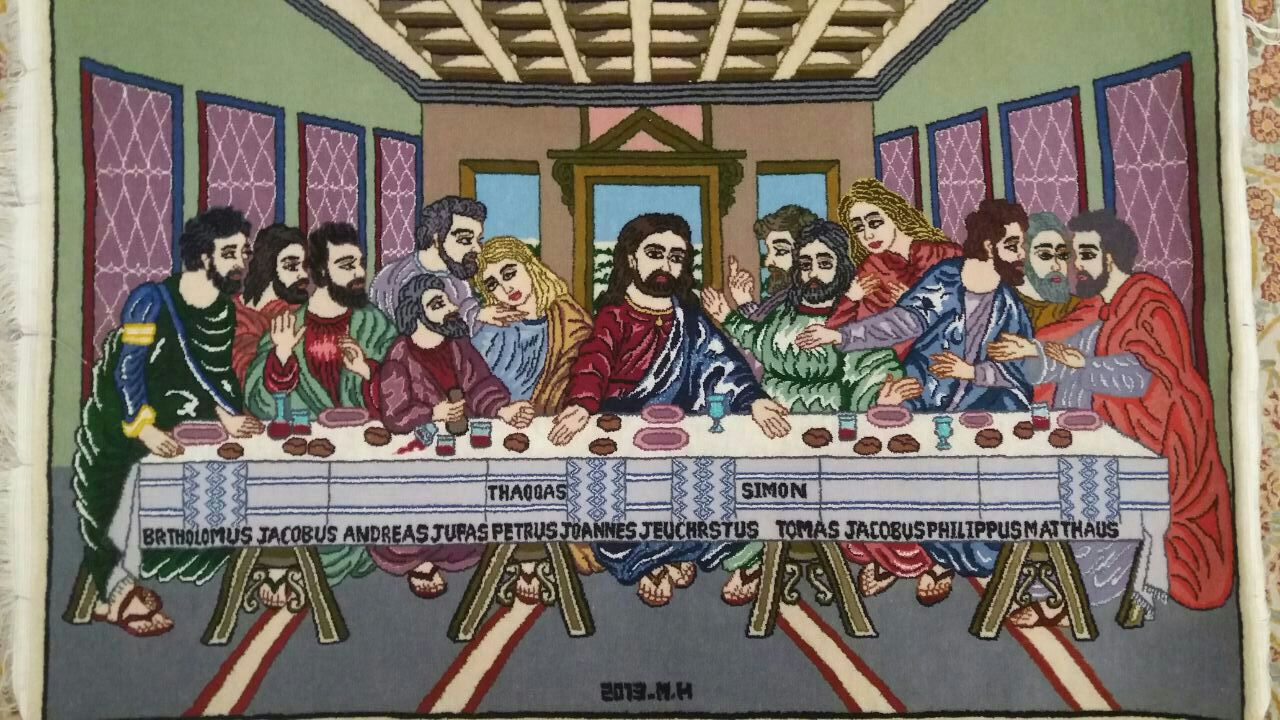 رونمایی از فرش دست‌باف هنرمند ورپشتی؛  اثر کم‌نظیر سرکار خانم رحیمی، روستای ورپشت – هنر اصیل ایرانی در قاب ایمان و ظرافت