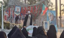 برگزاری آیین معنوی گردهمایی دختران مکتب حاج قاسم در گلستان شهدای تیران همزمان با هفته دفاع مقدس